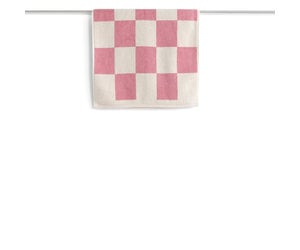 Collega Tutor Monarchie HAY Bath mat Check Pink Textile 50x90cm - Wonen met LEF!