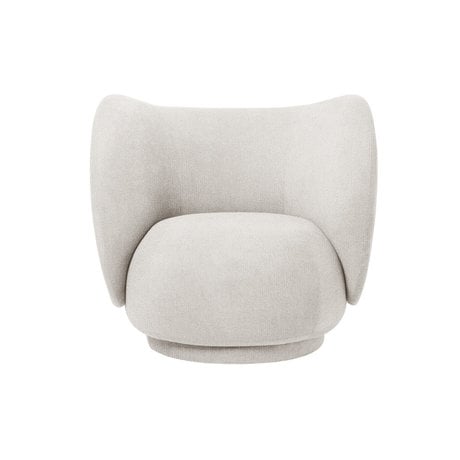 Ferm Living Armchair Lounge chair Rico Lounge Boucle off white 87x81.5x79cm