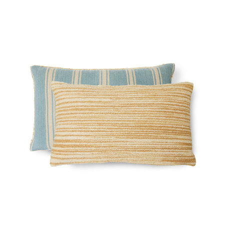 HK-living Cushion Coastal Woven Multicolor Textile 30x50cm