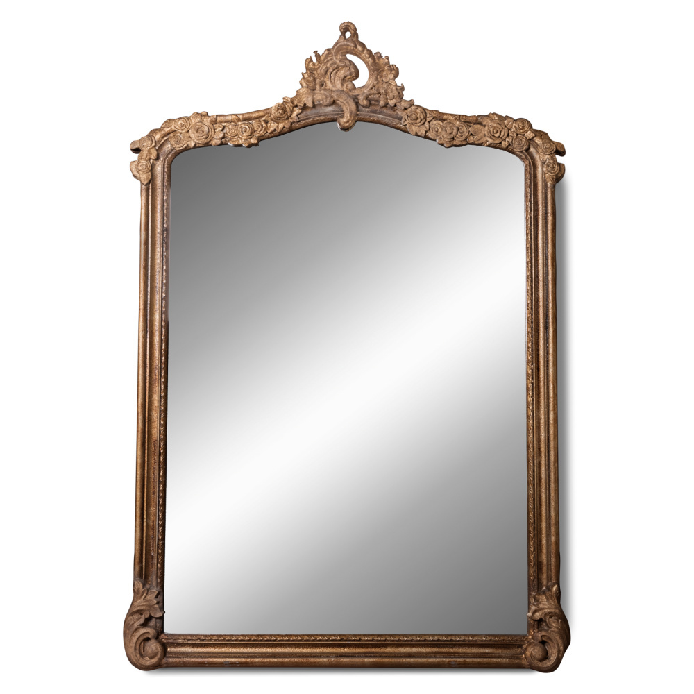 Spiegel Specchio anticato antiek goud poliresin 122x15,5x180cm - Wonen LEF!