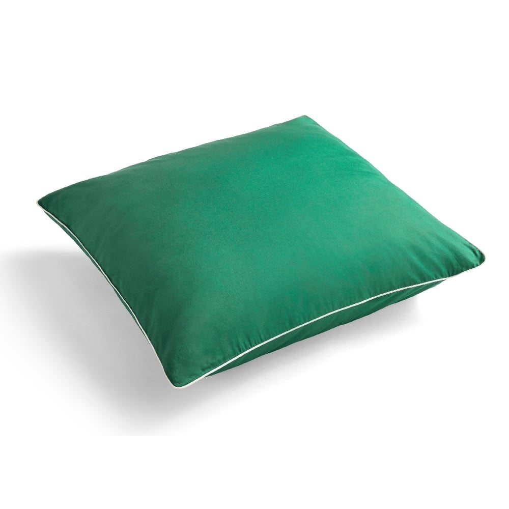 Kussensloop Outline emerald groen biologisch katoen 50x75cm -