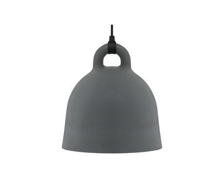 Normann Copenhagen Hanglamp Bell grijs aluminium S Ø35x37cm