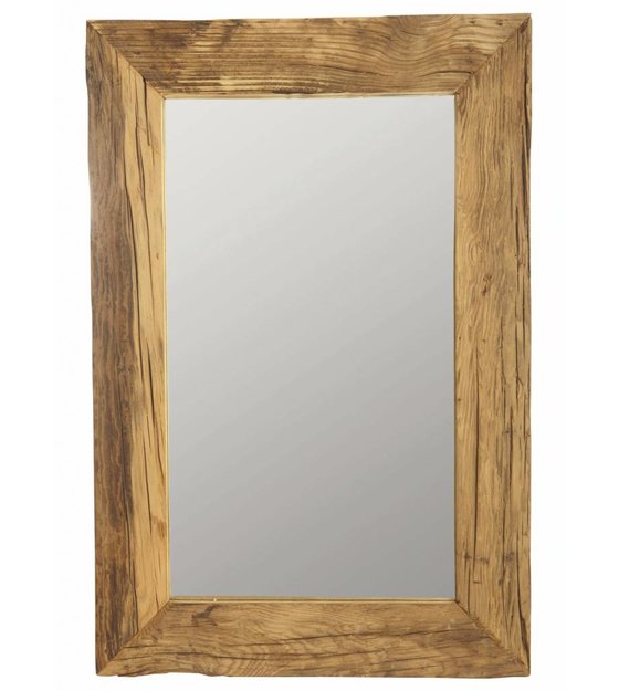 Housedoctor Spiegel mit Rahmen aus recyceltem Holz, Reines