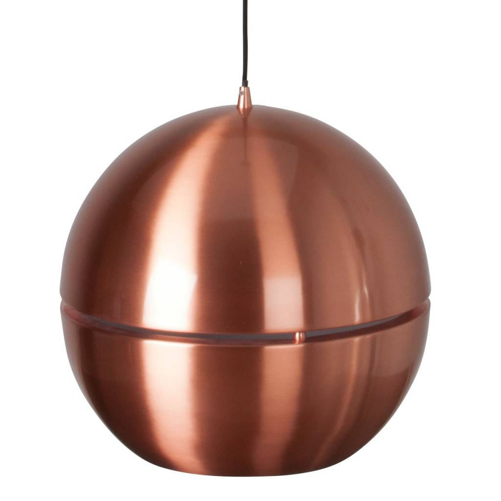 Verrassend Zuiver Hanglamp 'Retro 70' koper metaal Ø40x37cm - wonenmetlef.nl NL-97