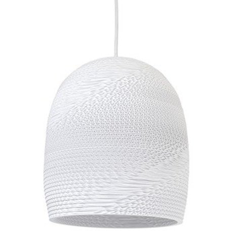 Graypants Hanglamp Bell 16 Pendant wit karton Ø38x40cm Graypants Hanglamp Bell 16 Pendant wit karton Ø38x40cm