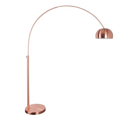 Zuiver Floor Lamp Metal bow copper 190-205cm