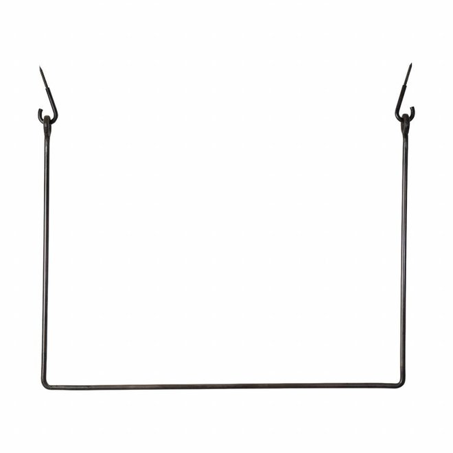 Housedoctor Coat Rack Rack black, black metal 75x100cm Wonen met LEF!