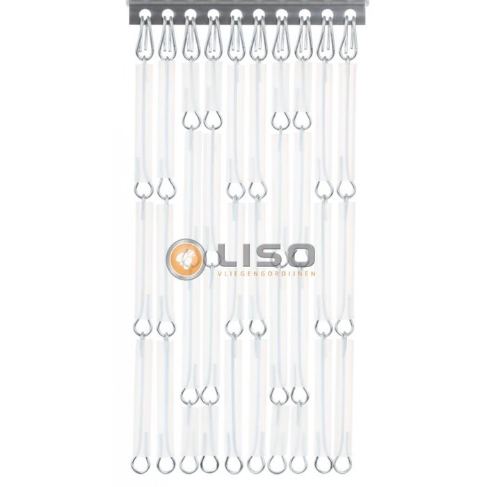 Liso ® Fliegenvorhang Fliegenvorhang Liso ® Kunststoffröhrchen LISO 0001 Transparent Matt | Bausatz