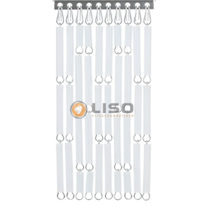 Liso ® Fliegenvorhang Fliegenvorhang Liso ® Kunststoffröhrchen RAL 9003 Signalweiß | Bausatz
