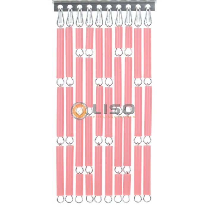 Liso ® Fliegenvorhang Fliegenvorhang Liso ® Kunststoffröhrchen RAL 3015 Hellrosa | Bausatz