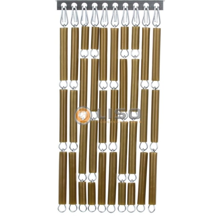 Liso ® Fliegenvorhang Fliegenvorhang Liso ® Kunststoffröhrchen LISO 0025 Gold / Bronze | Bausatz