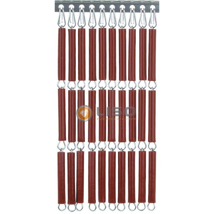 Liso ® Fliegenvorhang Fliegenvorhang Liso ® Kunststoffröhrchen LISO 0027 Bordeauxrot | Bausatz