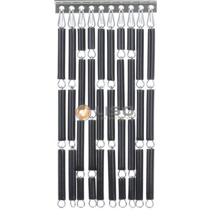 Liso ® Fliegenvorhang Fliegenvorhang Liso ® Kunststoffröhrchen RAL 7016 Anthrazitgrau | Bausatz