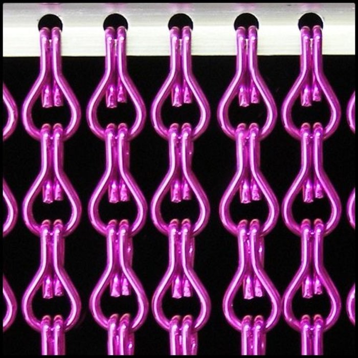 Liso ® Fliegenvorhang Aluminiumvorhänge Kettenvorhang Liso ® Violett | Nach Ihren Maßen