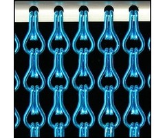 Liso ® Fliegenvorhang Aluminiumvorhänge Kettenvorhang Liso ® Hellblau | Nach Ihren Maßen