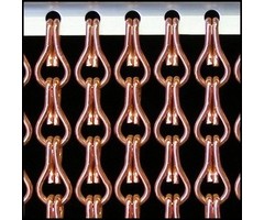 Liso ® Fliegenvorhang Aluminiumvorhänge Kettenvorhang Liso ® Pink/Kupfer| Nach Ihren Maßen