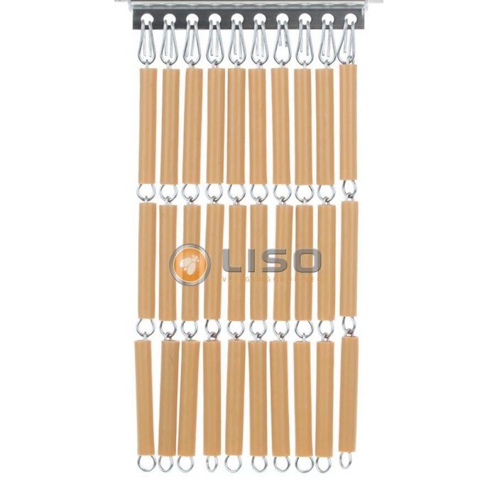 Liso ® Fliegenvorhang Fliegenvorhang Liso mit Salontüren ✔ Bausatz - Preis pro m²
