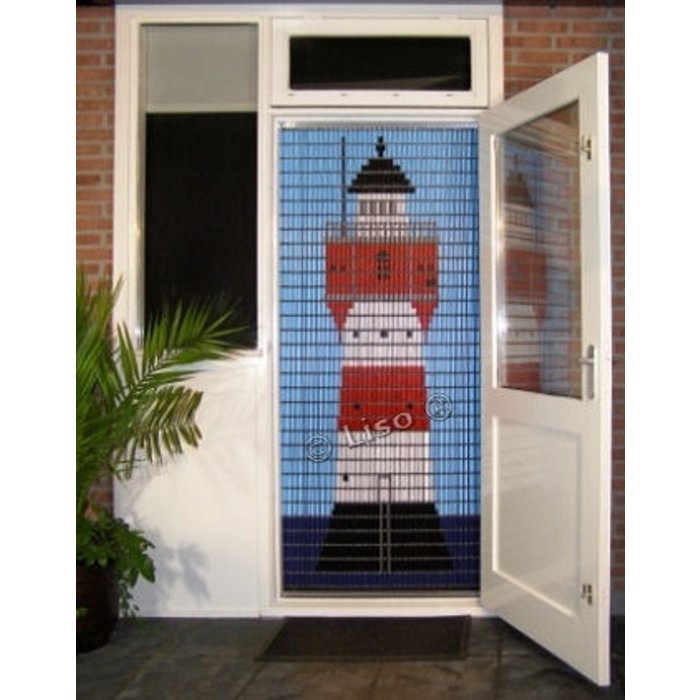 Liso ® Fliegenvorhang Fliegenvorhang Liso mit Deutscher Leuchtturm ✔ Bausatz - Preis pro m²