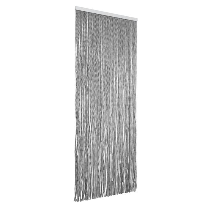 Aragon® Fliegenvorhang Aragon ® Kunststoff Transparent / Schwarz - Gebrauchsfertig 100x215 cm