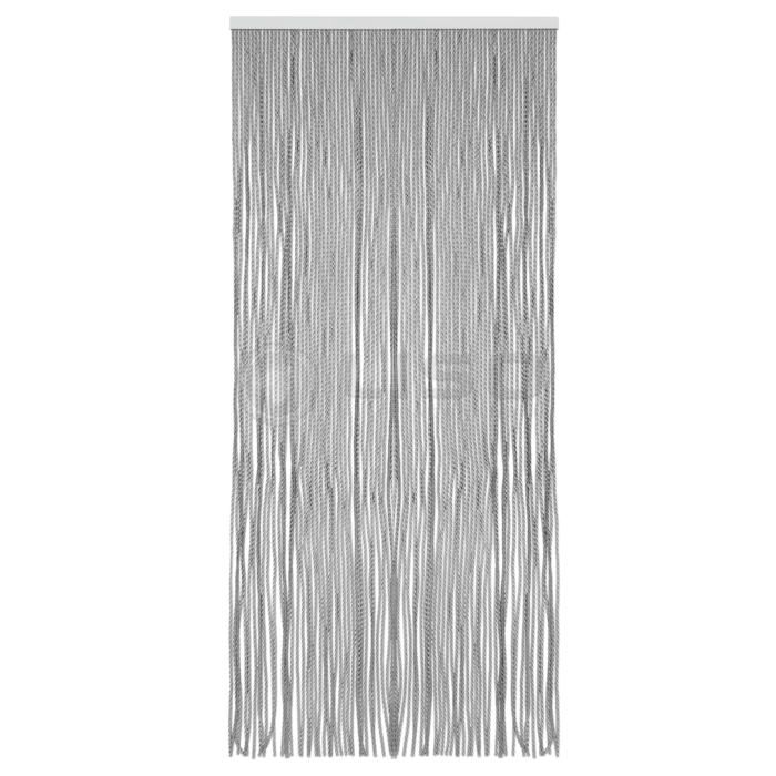 Aragon® Fliegenvorhang Aragon ® Kunststoff Transparent / Schwarz - Gebrauchsfertig 100x230 cm