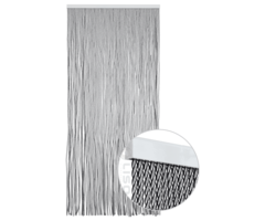 Aragon® Fliegenvorhang Aragon ® Kunststoff Transparent / Schwarz - Gebrauchsfertig 100x230 cm