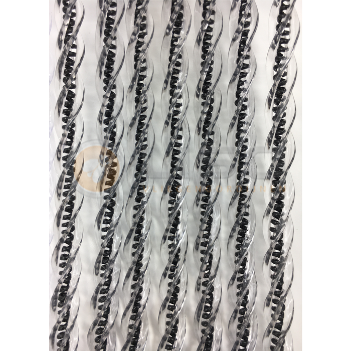 Manacor® Fliegenvorhang Helena / Manacor ® Kunststoff Schwarz - Gebrauchsfertig 100x215 cm