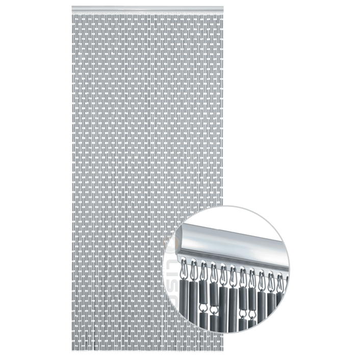 Liso ® Fliegenvorhang Fliegenvorhang Anthrazit Liso ® ✔ Gebrauchsfertig 92 x 209 cm