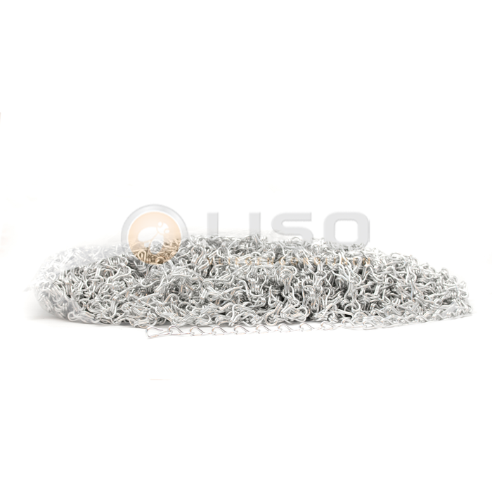 Liso ® Fliegenvorhang Beutel mit 50 Metern Liso ® Kettenvorhang Farbe Silber