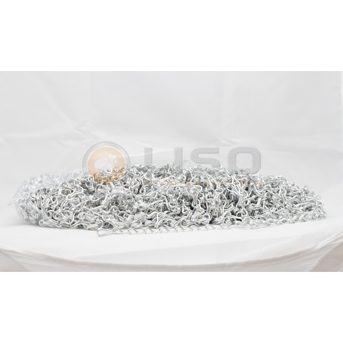 Liso ® Fliegenvorhang Beutel mit 50 Metern Liso ® Kettenvorhang Farbe Silber