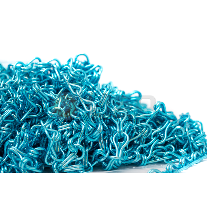 Liso ® Fliegenvorhang Beutel mit 50 Metern Liso ® Kettenvorhang Farbe Hellblau