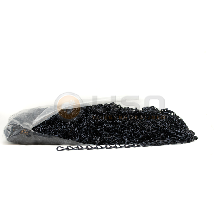 Liso ® Fliegenvorhang Beutel mit 50 Metern Liso ® Kettenvorhang Farbe Schwarz