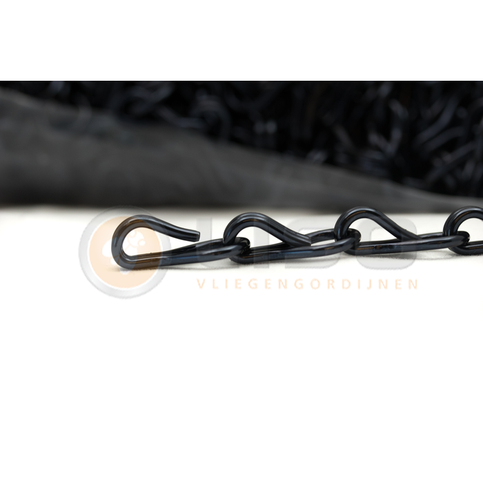 Liso ® Fliegenvorhang Beutel mit 50 Metern Liso ® Kettenvorhang Farbe Schwarz