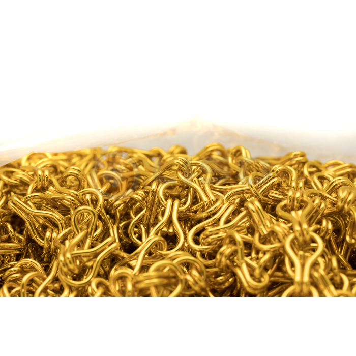 Liso ® Kettenvorhang Liso ® Ketten Farbe Gelbes Gold als Meterware