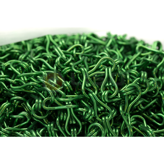 Liso ® Kettenvorhang Liso ® Ketten Farbe Dunkelgrün als Meterware