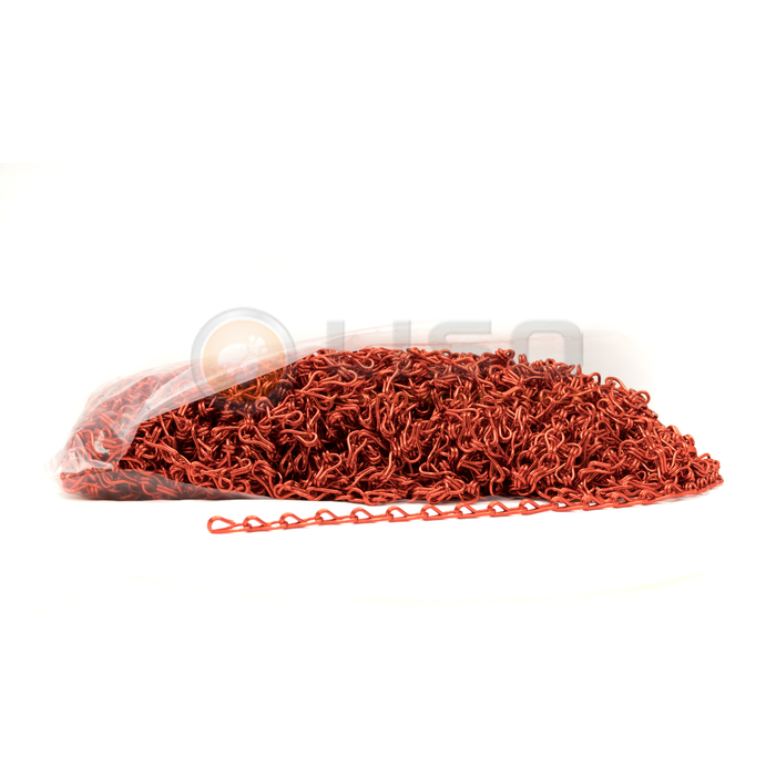Liso ® Kettenvorhang Liso ® Ketten Farbe Rot als Meterware