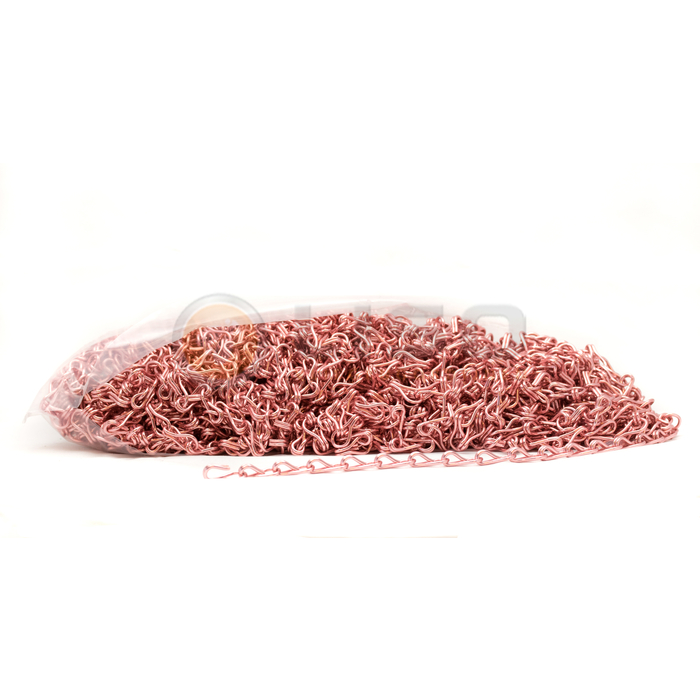 Liso ® Kettenvorhang Liso ® Ketten Farbe Pink/Kupfer als Meterware