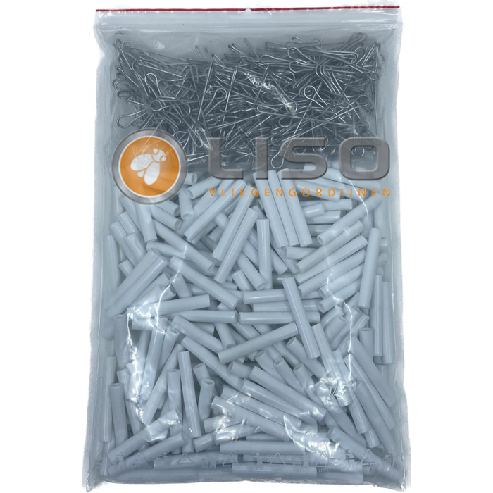 Liso ® Vliegengordijnen Erweiterungsset Weiß 100x232 cm bis 100x262 cm