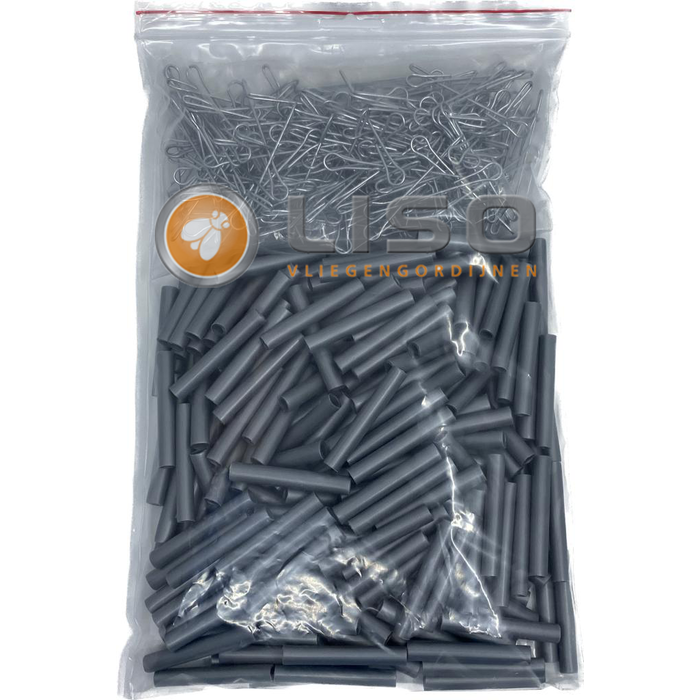 Liso ® Vliegengordijnen Erweiterungsset Silber 100x232 cm bis 100x300 cm