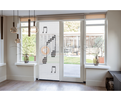 Liso ® Fliegenvorhang Fliegenvorhang Liso mit Musiknoten ✔ Bausatz