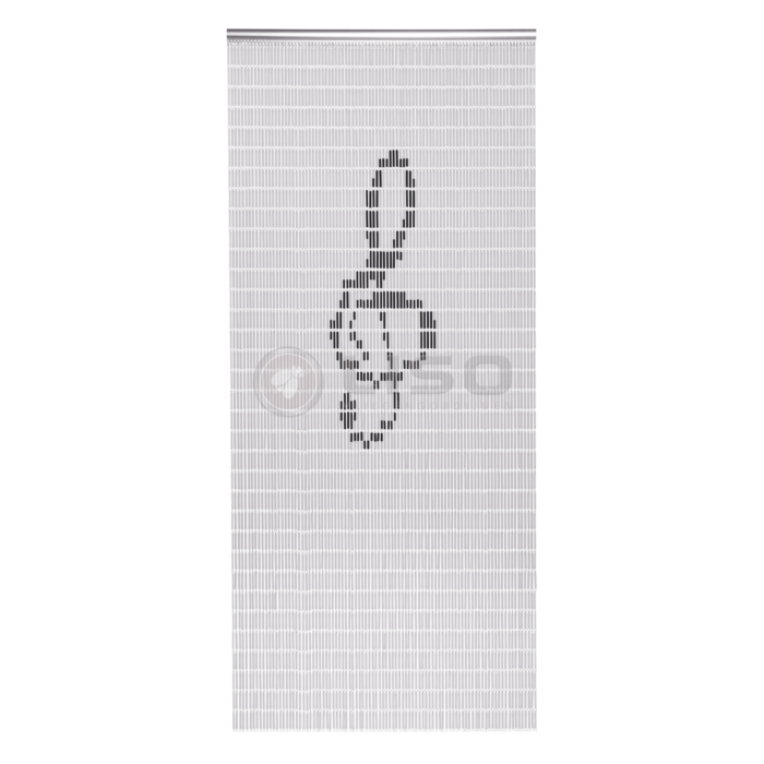 Liso ® Fliegenvorhang Fliegenvorhang Liso mit Sol-Schlüssel ✔ Bausatz - Preis pro m²