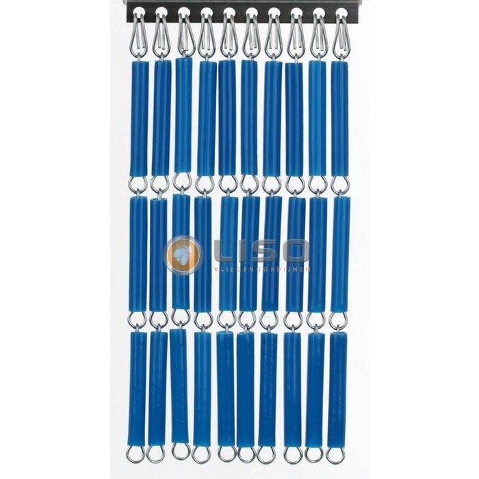 Liso ® Fliegenvorhang Fliegenvorhang Liso RAL 5017 Verkehrsblau ✔ Nach Ihren Maßen - Preis pro m²