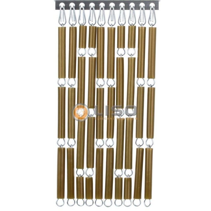 Liso ® Fliegenvorhang Fliegenvorhang Liso Gold/Bronze ✔ Nach Ihren Maßen - Preis pro m²