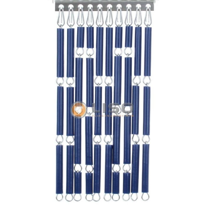 Liso ® Fliegenvorhang Fliegenvorhang Liso Dunkelblau ✔ Nach Ihren Maßen - Preis pro m²