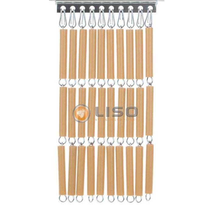 Liso ® Fliegenvorhang Fliegenvorhang Liso Karamell ✔ Nach Ihren Maßen - Preis pro m²