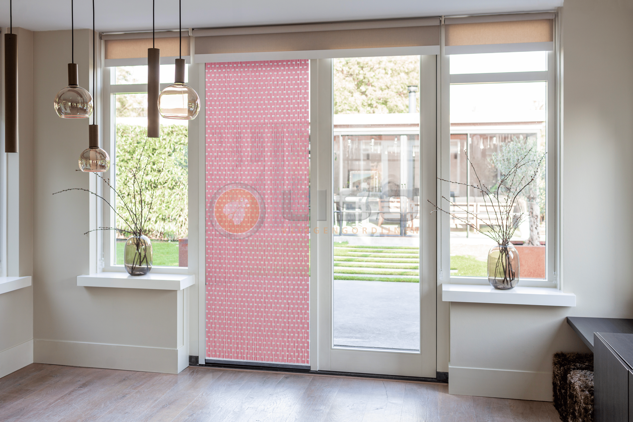 Liso ® Fliegenvorhang Fliegenvorhang Liso ® Kunststoffröhrchen RAL 3015 Hellrosa | Bausatz