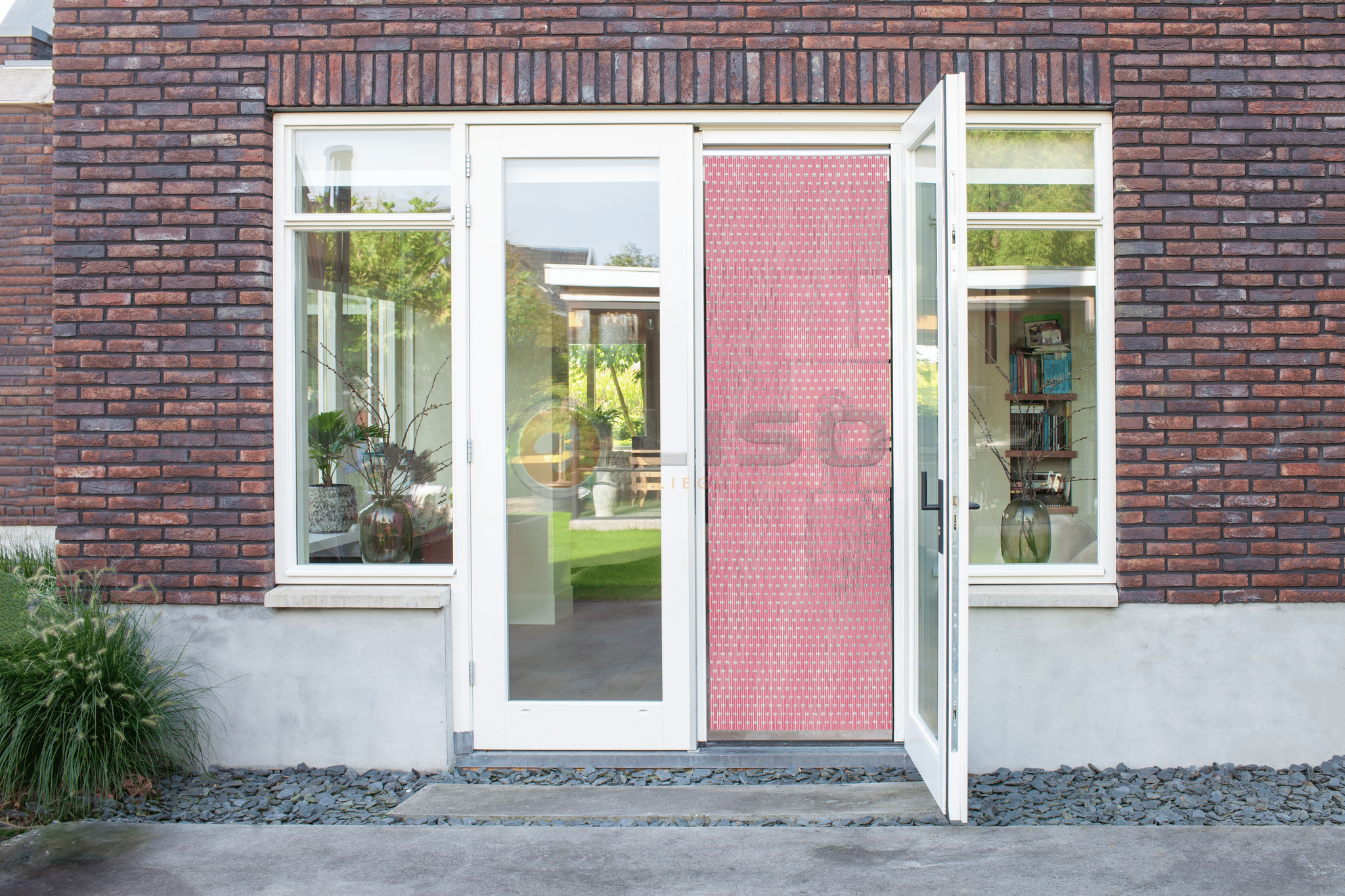 Liso ® Fliegenvorhang Fliegenvorhang Liso ® Kunststoffröhrchen RAL 3015 Hellrosa | Bausatz