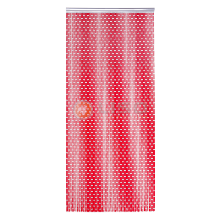 Liso ® Fliegenvorhang Fliegenvorhang Liso ® Kunststoffröhrchen RAL 3028 Reinrot | Bausatz