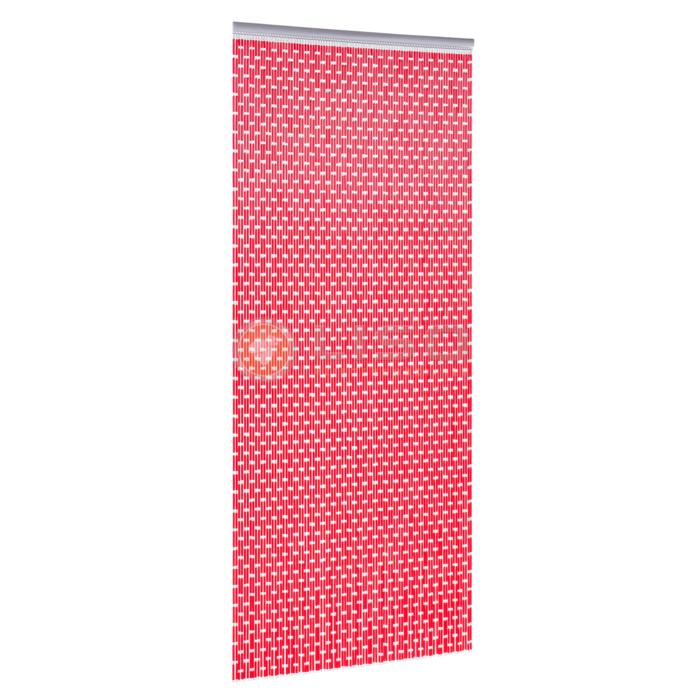 Liso ® Fliegenvorhang Fliegenvorhang Liso ® Kunststoffröhrchen RAL 3028 Reinrot | Bausatz