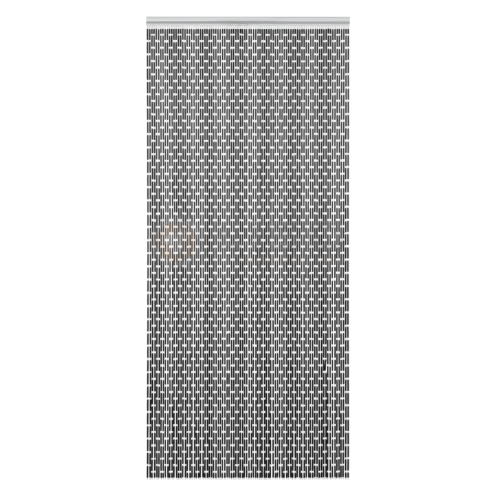 Liso ® Fliegenvorhang Fliegenvorhang Liso ® Kunststoffröhrchen RAL 9005 Tiefschwarz | Bausatz