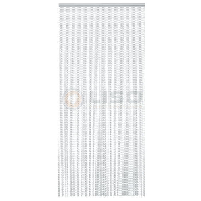 Liso ® Fliegenvorhang Aluminiumvorhänge Kettenvorhang Liso ® Silber | Nach Ihren Maßen